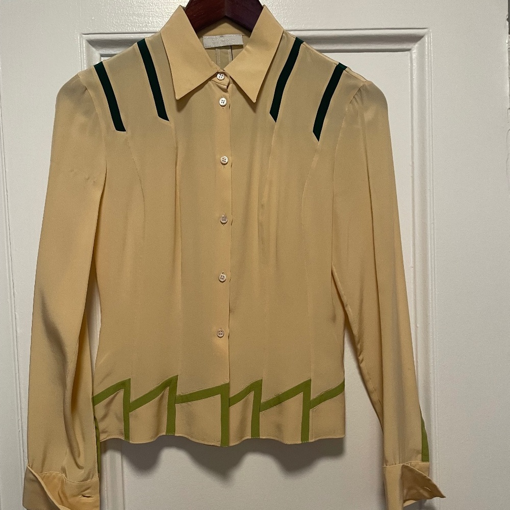 Authentic Prada silk blouse size 38